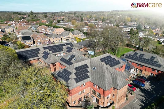 B&M Care - St. Matthews Care Home - Solar Panel Installation - Roof Commercial Solar Panels - Spirit Energy B&M Care - St. Matthews Care Home - Solar Panel Installation - Roof Commercial Solar Panels - Spirit Energy
