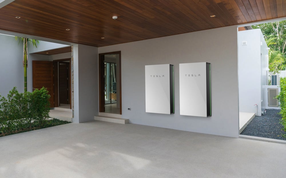 Two Tesla Powerwalls