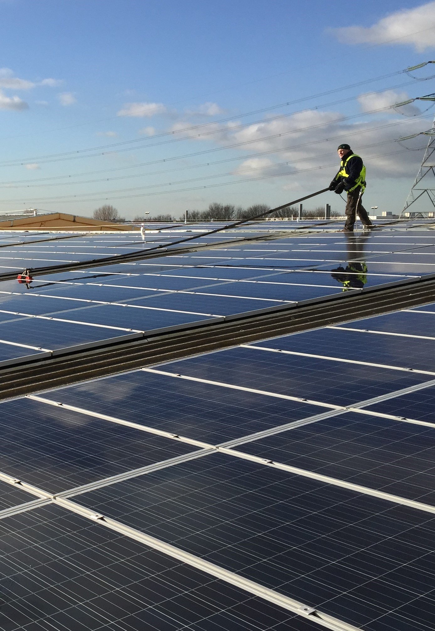 Solar PV cleaning