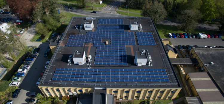 Sparsholt and Andover college flat roof solar PV