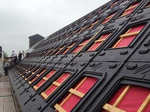 GSE In roof solar panels frame