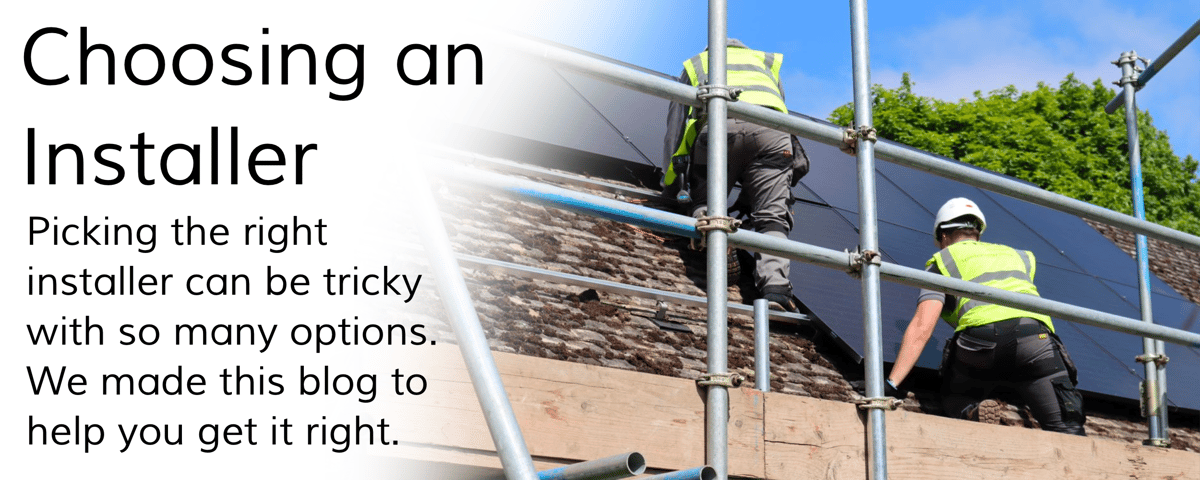 How to choose an installer