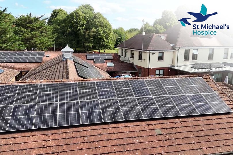 St Michaels Hospice - Commercial Care Solar Panel Installation - Spirit Energy