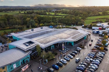 Cobham Service Station – 368.55 kWp (Sept ’25)