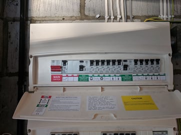 consumer unit close up