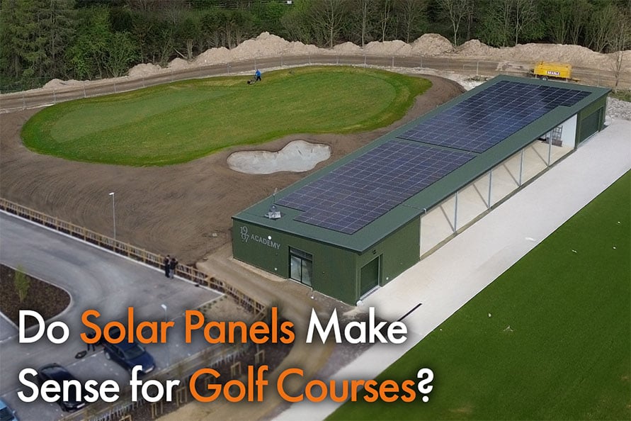 do solar panels golf courses do solar panels golf courses